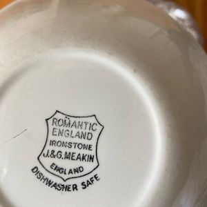 Vintage J&G Meakin ironstone dishes set